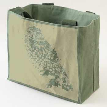 Owl Canvas Tote Bag by TrueNorthGoods at Zazzle