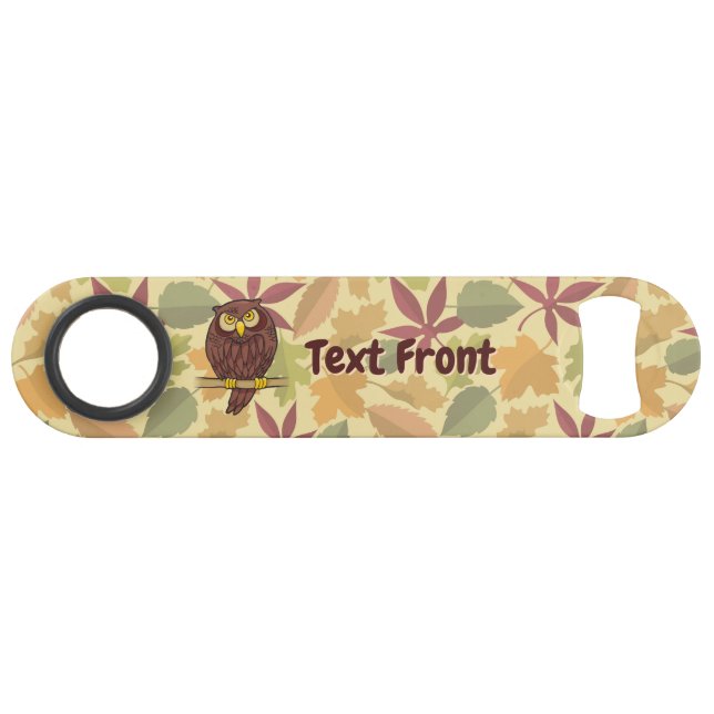 Owl Cartoon Bar Key (Front (Horizontal))