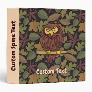 Owl Cartoon Binder