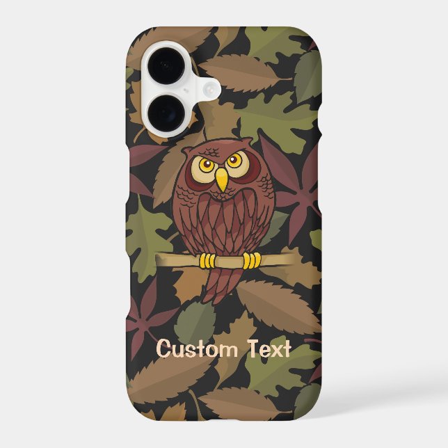 Owl Cartoon Case-Mate iPhone Case (Back)