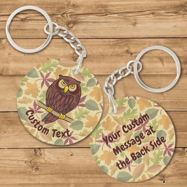 Owl Cartoon Keychain (Creator Uploaded)