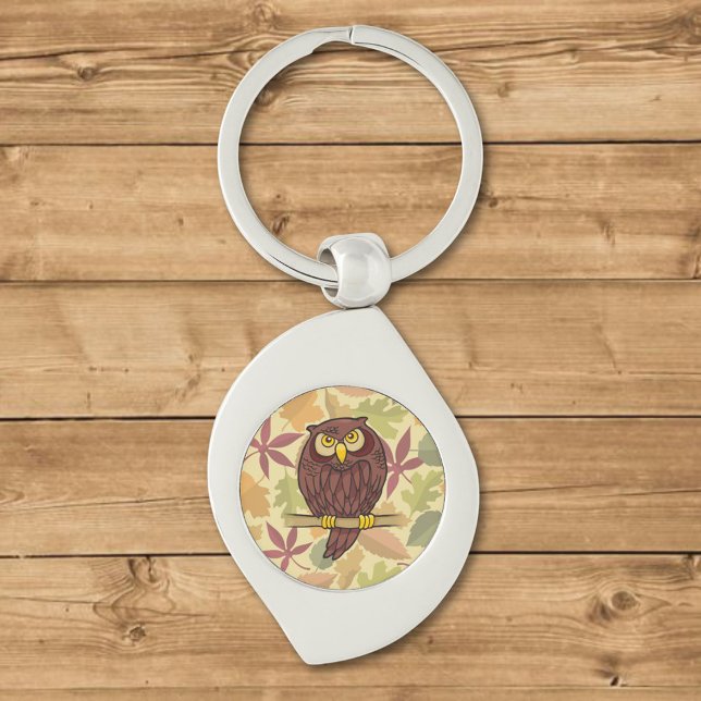 Owl Cartoon Keychain (Creator Uploaded)
