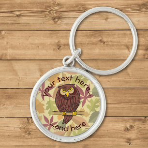 Owl Cartoon Keychain