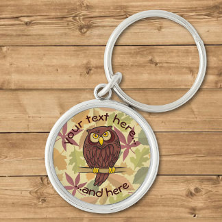 Owl Cartoon Keychain