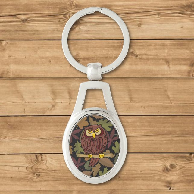Owl Cartoon Keychain (Creator Uploaded)