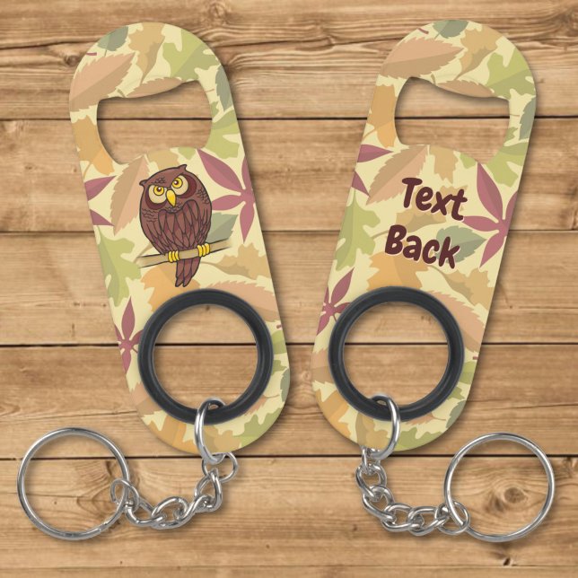 Owl Cartoon Keychain Bottle Opener (Creator Uploaded)