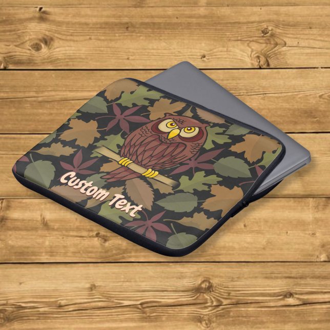 Owl Cartoon Laptop Sleeve (Creator Uploaded)