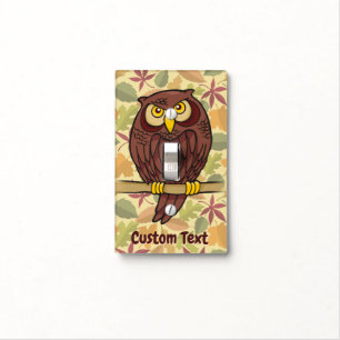 Owl Cartoon Light Switch Cover