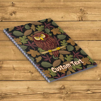 Owl Cartoon Notebook