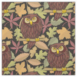 Owl Cartoon Pattern Fabric