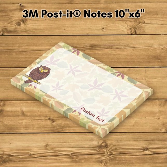 Owl Cartoon Post-it Notes (Creator Uploaded)