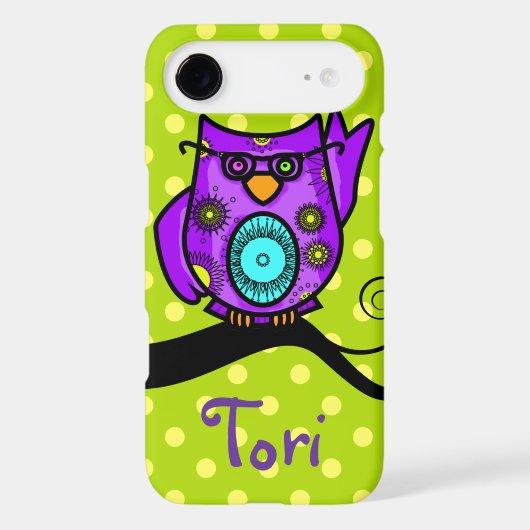 Owl Case-Mate iPhone Case (Back)