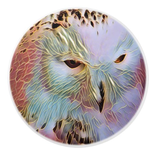 OWL  CERAMIC KNOB