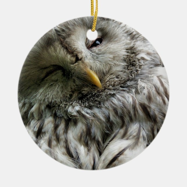 OWL CERAMIC ORNAMENT (Front)