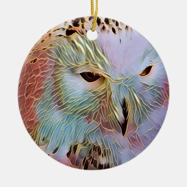 OWL CERAMIC ORNAMENT (Front)