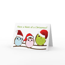Owl Christmas Card