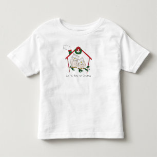 Owl Christmas Cute Kids Toddler T-shirt