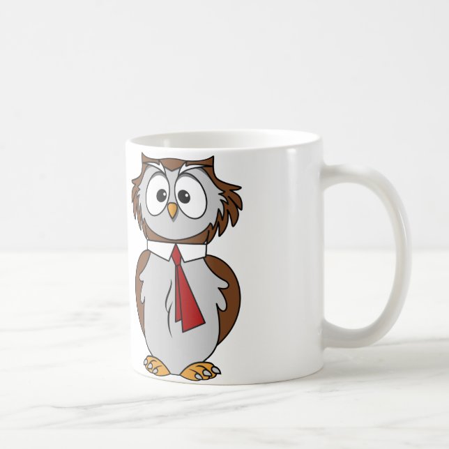 Owl Classic White Mug (Right)