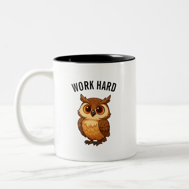 Owl coffee mug (Left)