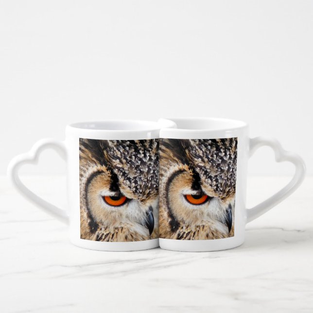 OWL COFFEE MUG SET (Front Nesting)
