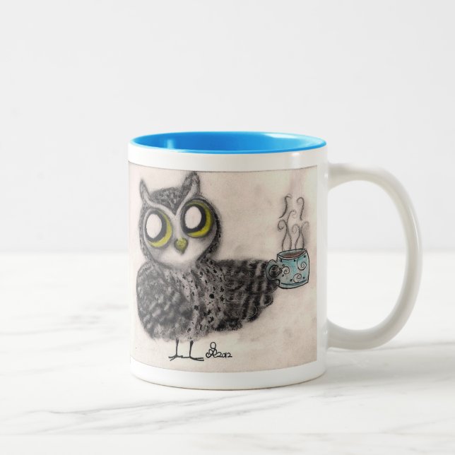 Owl Coffee Time! Mug (Right)
