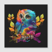 OWL COLORFUL ABSTRACT  (Front)