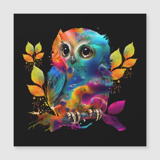 OWL COLORFUL ABSTRACT (Front)