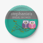 Owl Couple on Branch Bridal Shower Favors