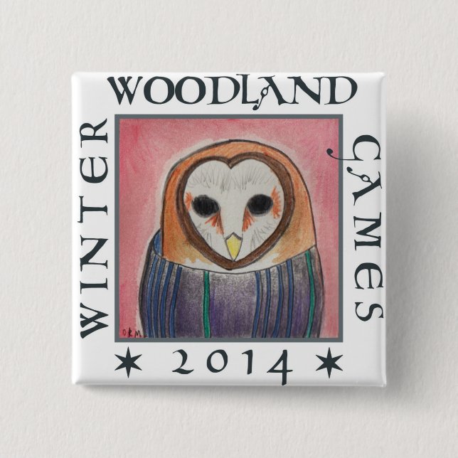 owl cowl button (Front)