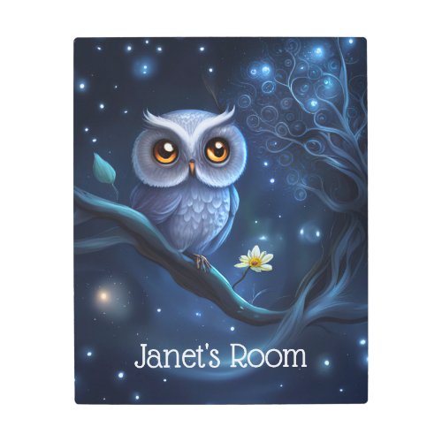 Owl Cute Kids or Babys Room Wall Art