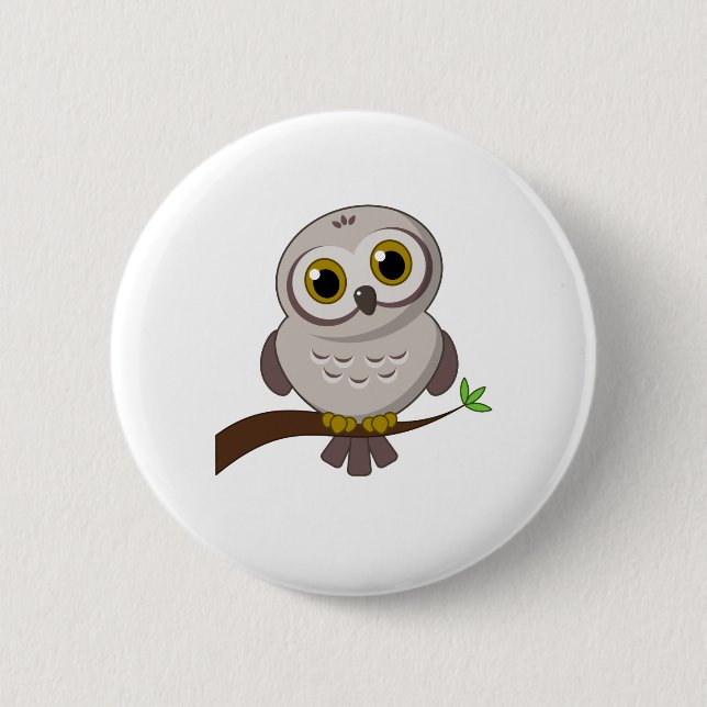 Owl Cutie Button (Front)