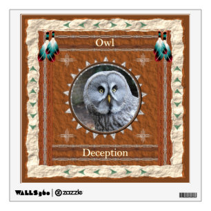 Owl Deception Energy Wall Decal
