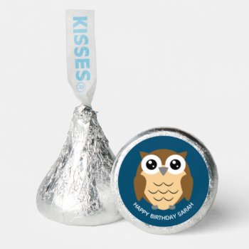 Owl Design Hershey's Kisses Favors by SjasisDesignSpace at Zazzle