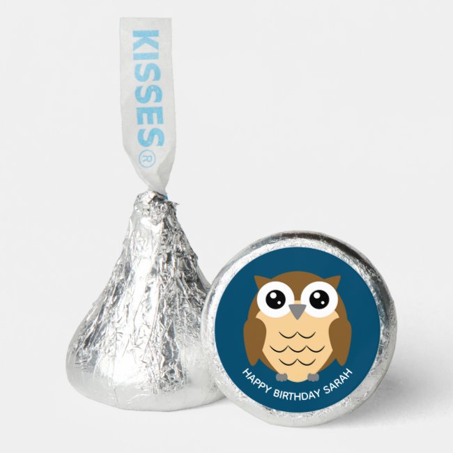 Owl Design Hershey's Kisses Favors