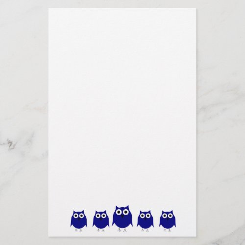 Owl Design Stationery