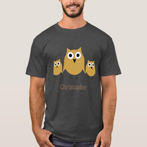 Owl Design T_Shirt