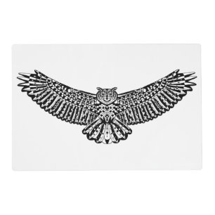 Owl Doodle Placemat