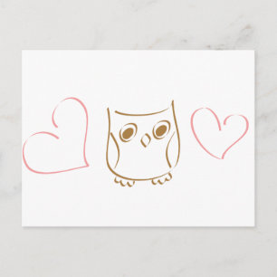 Owl Doodle Postcard
