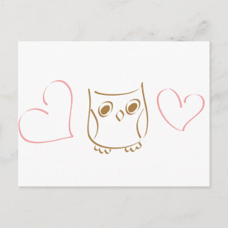 Owl Doodle Postcard
