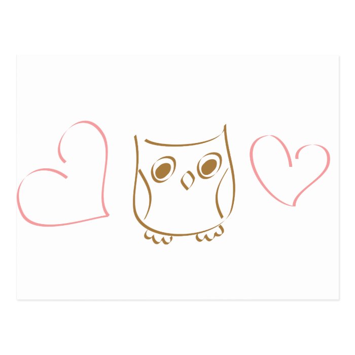 Owl Doodle Postcard