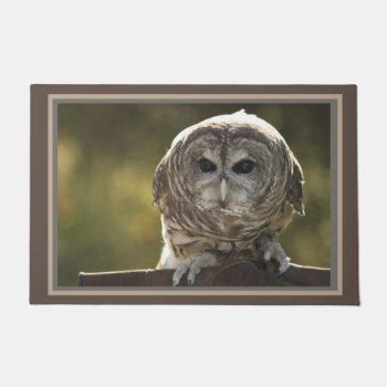 Owl Doormat by Considernature at Zazzle