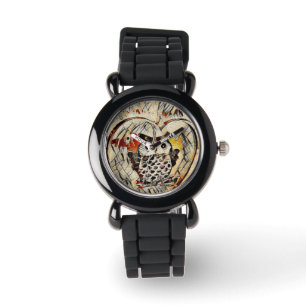 Owl drawing watch