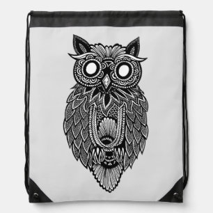 Owl Drawstring Bag