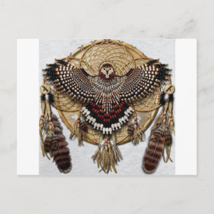 Owl Dream Catcher Postcard