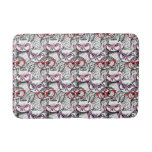 Owl Eyeglasses Pattern Bath Mat
