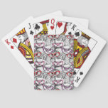 Owl Eyeglasses Pattern Poker Cards