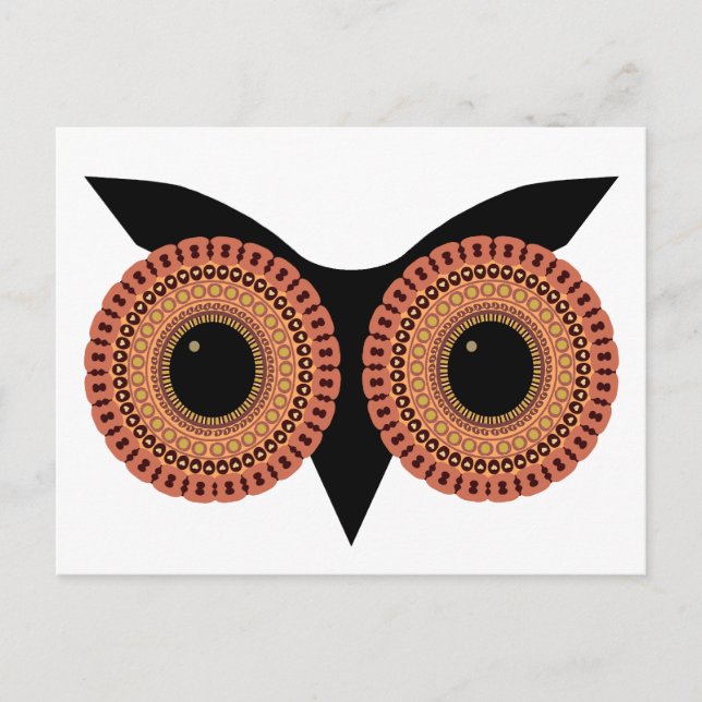 Owl Eyes custom postcard (Front)