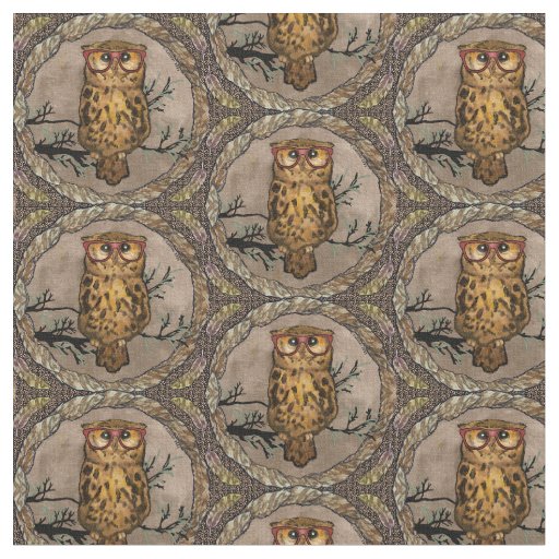 Owl Eyes Fabric