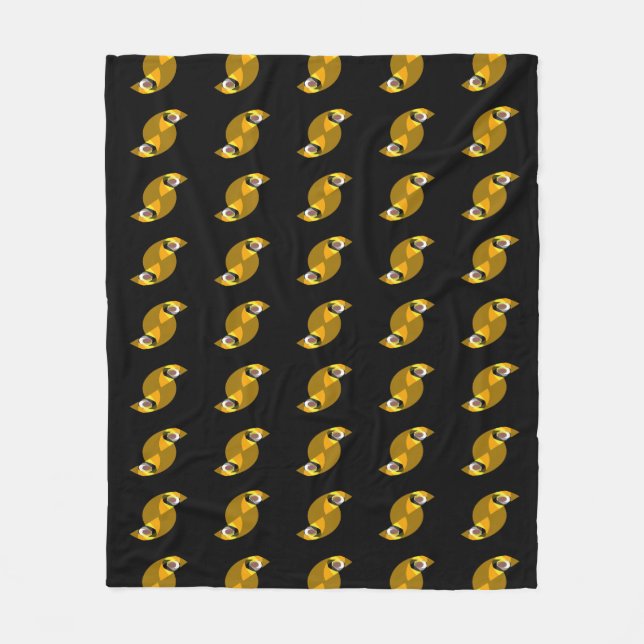 OWL EYES FLEECE BLANKET (Front)