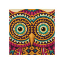 Owl Eyes Folk Art